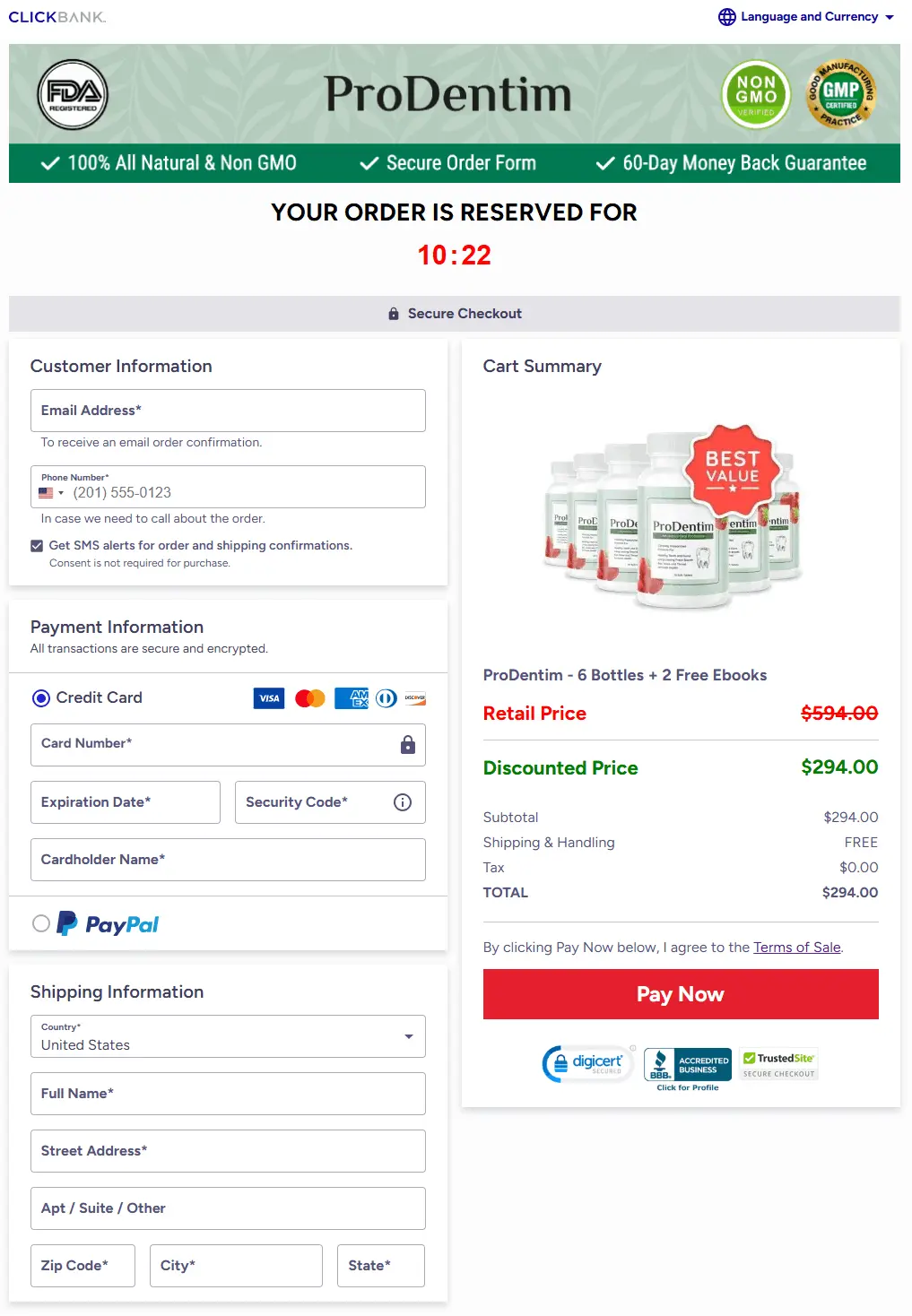 ProDentim  -Secure-Checkout